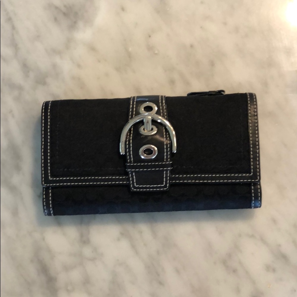 Coach Black Wallet